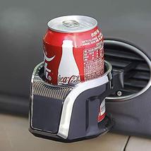 Car Cup Holder 2 In 1 Phone Stand Universal Truck Drink Holder Silver - £18.15 GBP