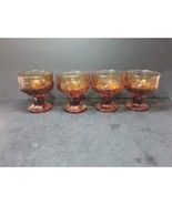 Franciscan Cornsilk Yellow Glass Goblet Set, Vintage Sherbet Glasses, Se... - $43.44 CAD
