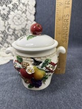 Bella Casa Ganz Sugar Bowl Fruit Birds Pine Cones - $5.94