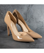 Jessica Simpson Claudette Leather Dorsay 4 High Heel Patent Leath Pumps-... - $845.91 MXN