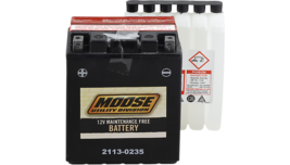 Moose Utility AGM Maintenance-Free Battery For 07-08 Yamaha Grizzly YFM 400 4x4 - £66.84 GBP