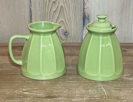 Chantal Lime Green Creamer and Sugar with lid NO Spoon 8oz 2006 - £10.45 GBP