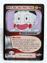 2001 Score Unlimited Dragon Ball Z DBZ CCG TCG Don&#39;t You Just Hate That #125 - £4.00 GBP