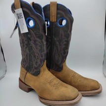 Laredo Mens 7.5 D Boot  Western Boots Brown Blue, Brand New With Tags And Box - £79.92 GBP