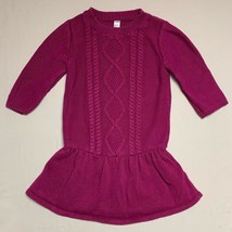 Purple Glitter Sweater Dress Girl’s Medium 7/8 Tunic Shirt Top Holiday C... - $17.82