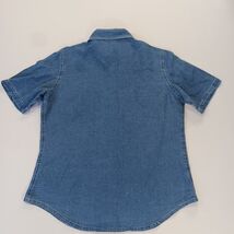 Vintage Casualaire Women's Blue Button Up Denim Shirt Top Measured Chest 40" image 2