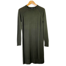 Vero Moda Meghan Long Sleeve O-Neck Dress Womens size XS Peat Green Fine... - £28.77 GBP