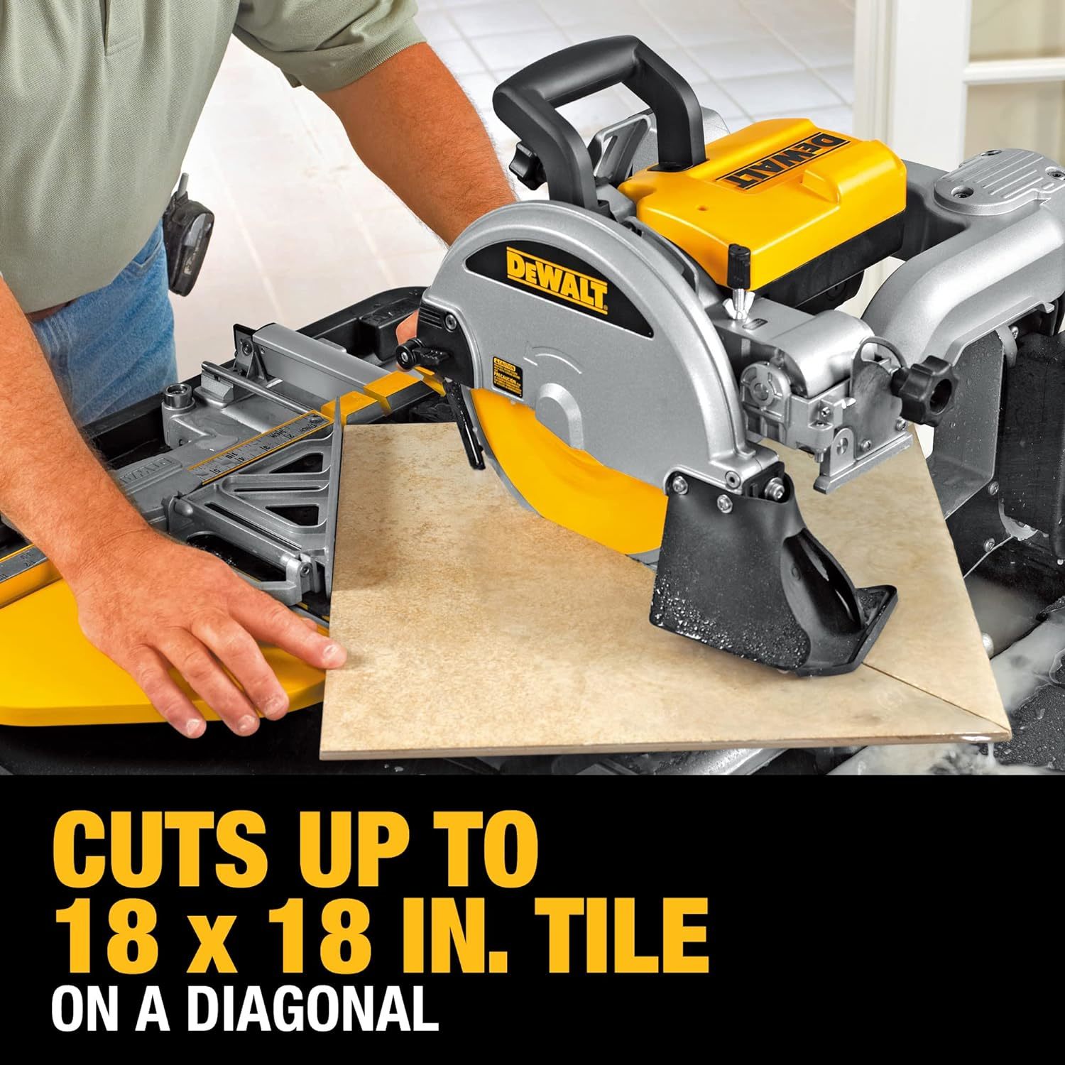 DEWALT Wet Tile Saw with Stand, 10Inch (D24000S) Tile Saws