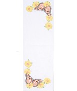 Jack Dempsey Needle Art Butterflies Table Runner - $19.24 CAD