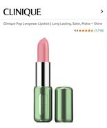 CLINIQUE Pop Longwear Lipstick | Long Lasting, Satin, Matte + Shine 13 P... - $34.58 CAD