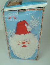 Vtg Christmas Craft Kit Loop &amp; Tie Santa Wall Hanging Aronelle-Creations Rare - £29.96 GBP