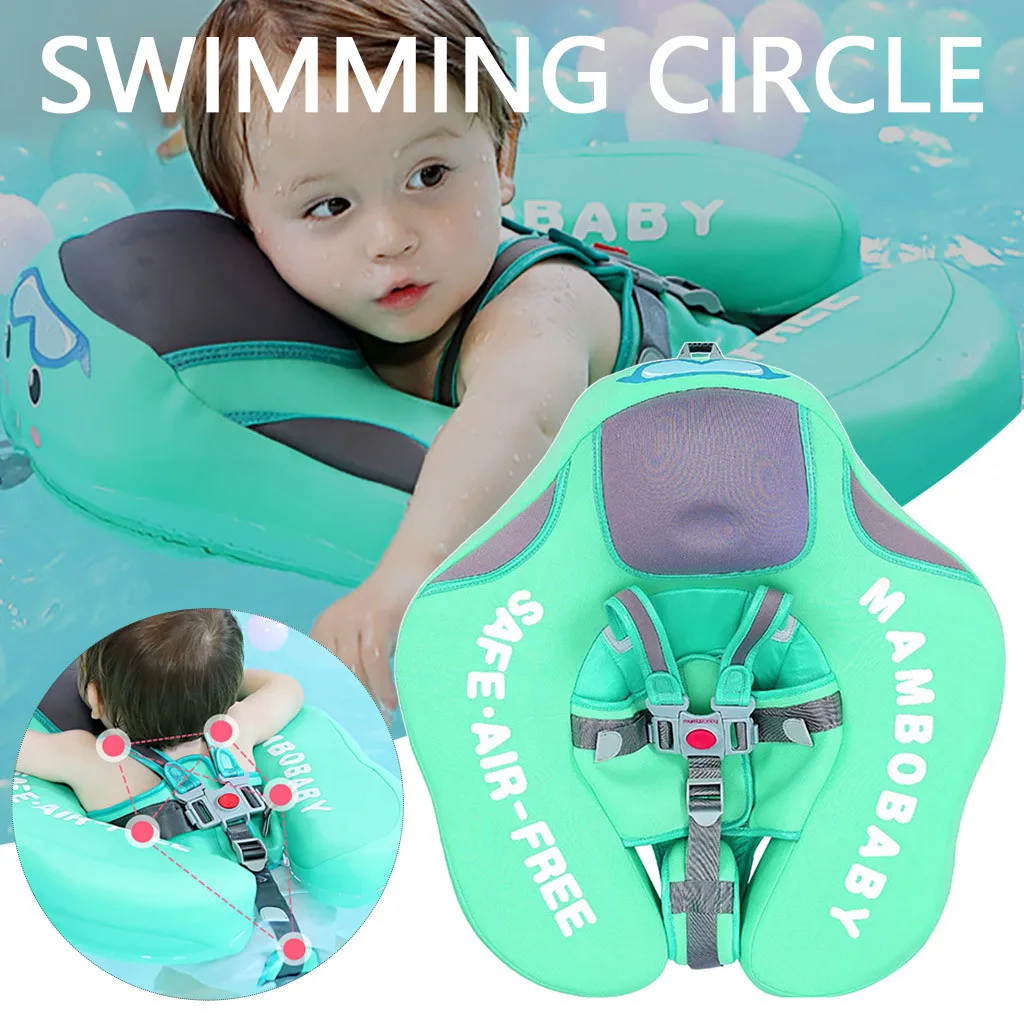 Non-inflatable Newborn Baby Waist Float Lying Swimming Ring Pool Toys Swim Ring - £49.51 GBP+