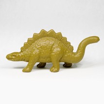 Dimetrodon Brown Blow Mold Dinosaur 5.5&quot; Figure Vintage 1980s Hong Kong - £31.73 GBP