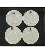 Kaysons Salad Plates 1966 Landmark Scenes 7 1/2” Eiffel Big Ben Taj Maha... - €19,40 EUR
