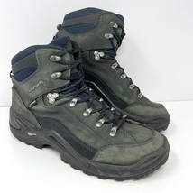 Lowa Men’s Renegade GTX Mid Gore-Tex Hiking Boot Sz 10.5 Gray Green Leather - $79.15