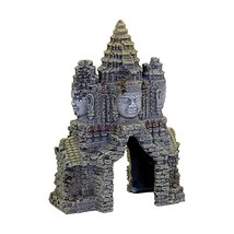 Rosewood Temple Gate Angkor Wat Aquarium Ornament  - £71.05 GBP