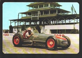 Bill Vukovich Indy Car #14 Jumbo Post Card 1950&#39;s-Indianapolis 500-Fuel Injec... - £18.24 GBP