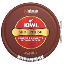 Kiwi Brown Shoe Polish 2.5oz 70g Renews &amp; Protects Leather Shoes Buy Mor... - $13.06