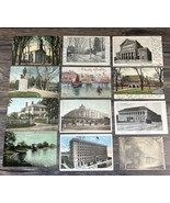 Lot Of 12 Antique Massachusetts Topographic Postcards W/ Stamps Boston C... - £39.63 GBP