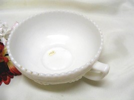 1903 Antique Imperial Milk Glass Grape One Handled Bowl - £14.95 GBP