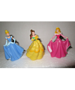 Disney Princess Figures Deco Pac Cake Topper PVC Aurora Cinderella Belle - $10.50