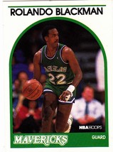 Rolando Blackman #20 - Mavericks 1989 NBA Hoops Basketball Trading Card - £0.79 GBP