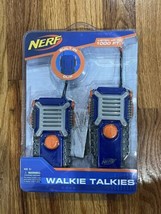 Kids NERF N Strike Walkie Talkies 1000ft Range W/ Clip on Back Indoor Outdoor - £27.90 GBP