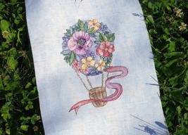 Air Balloons cross stitch easy pattern pf - Birthday cross stitch bouquet  - $12.99