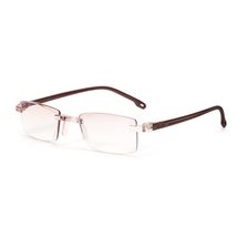 Ultralight Gaming Rimless Diamond-cut Reading Glasses Presbyopia Eyewear Anti Bl - £8.45 GBP