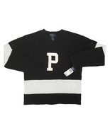 NEW Polo Ralph Lauren Boys Hockey Style Shirt!  Black  Big Embroidered P... - £34.15 GBP