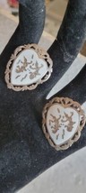 Vintage Siam Niello Ware Sterling Silver White Heart Dancers - £7.75 GBP