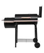 Outdoor Charcoal Grill Smoker Charcoal Barbecue Grill With Large Cooking... - £132.18 GBP