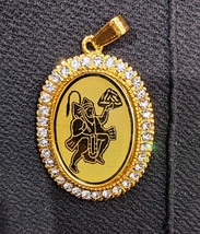 Brass Hanuman Locket Bajrangbali Pendant HanumanPendant Spiritual Locket Pendant - £17.84 GBP