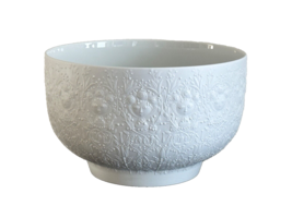 Rosenthal Studio Line Bjorn Wiinblad 9 1/4&quot; Fantasia White Relief Porcelain Bowl - £155.17 GBP