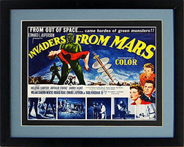 Invaders From Mars Movie Poster Classic Framed &amp; Mated 12 X15 Inches - £37.98 GBP