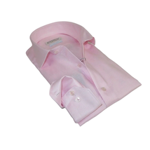 Men 100% Italian Cotton Shirt Non Iron SORRENTO Turkey Spread Collar 4470 Pink image 7