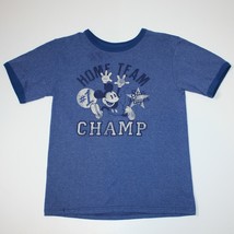 Disney Boy&#39;s Mickey Mouse Theme Home Team Champ T Shirt Top size 7 8 - £7.80 GBP