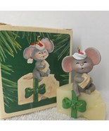 1983 Hallmark Keepsake Ornament Christmas &quot;Mouse On Cheese &quot; - $5.04