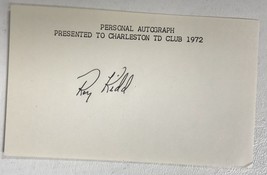 Roy Kidd Signed Autographed 3x5 Index Card - Football - £7.83 GBP