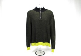 Calvin Klein Jeans Men&#39;s 1/4 Zip Soft Mock Neck Sweater Size M Long Sleeve - $28.71