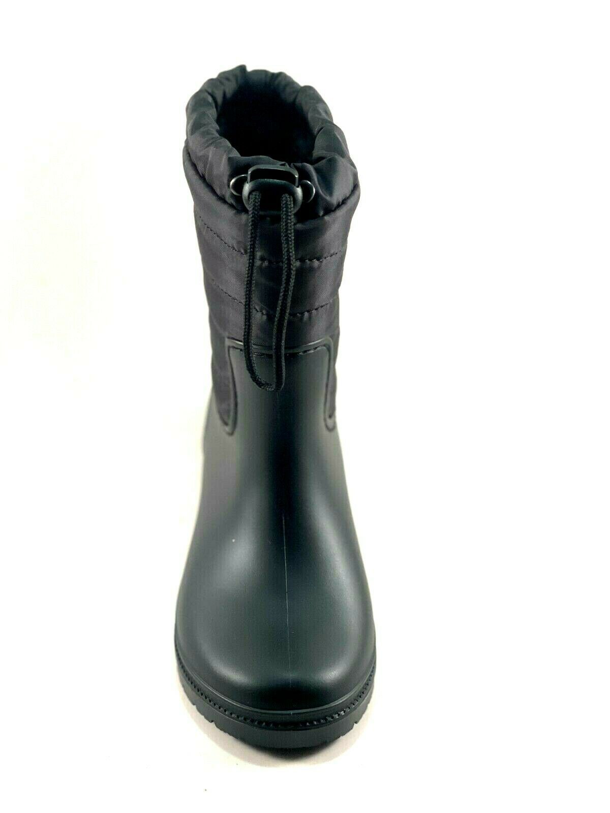 Henry Ferrera Cookie-200 Black Matte Unisex Youth Fleece Lining Rain Boots Item image 3