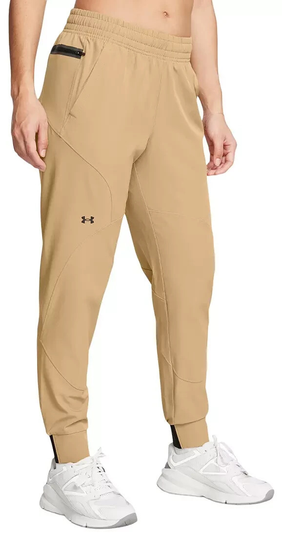 Under Armour Women&#39;s Unstoppable Jogger Pants Loose Fit Khaki Active Siz... - $39.99