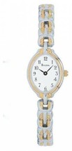 NEW* Bulova 98L66 Dress Women&#39;s White Dial Two-Tone Stainless Steel Quartz Watch - £87.70 GBP