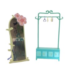 2004 Winx Club Doll Fairy Cool Lounge playset toy Mirror &amp; Closet Rainbo... - $25.95