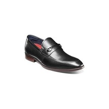 Stacy Adams Kaylor Moc Toe Bit Slip On Leather Dress Shoes Black 25572-001 image 10