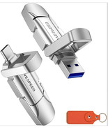 MOVE SPEED 1TB Solid State Flash Drive 570MB/s High Speed Type C + USB 3.2 - $54.95
