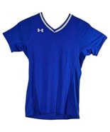 Womens Workout Tops Size S Small Under Armour Fitted Short Sleeve Blue S... - £25.55 GBP