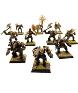 WFB Chaos Warriors Regiment 10x Hand Painted Miniature Plastic Goliath G... - £98.29 GBP