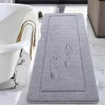 LOCHAS Luminous Non Slip Bathroom Rugs Runner 24 X 60 Inch, Extra Soft a... - £37.85 GBP