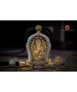 Buddha pendant. Jambhala. Ghau, Tibetan protection amulet.genuine etangka - £667.06 GBP